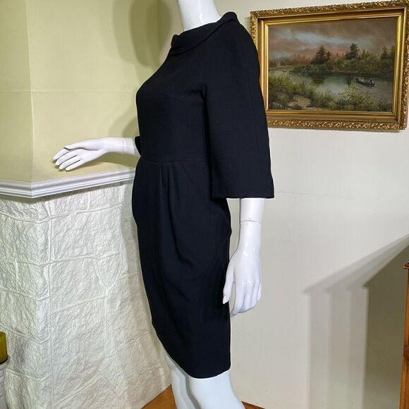 Michael Kors 1950’s Retro Style Wool Crepe Dress Made in Italy - Picture 4 of 16